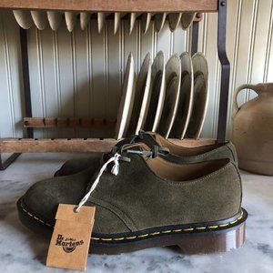 Dr Marten 1461 Suede Olive green